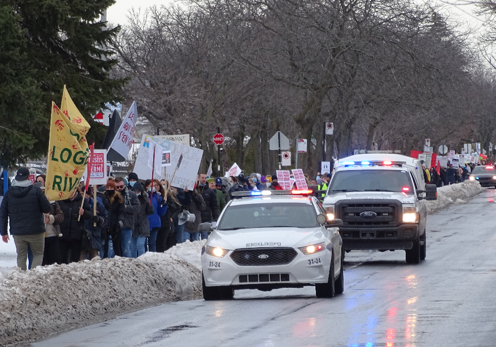 Manifestation du 21 f&eacute;vrier